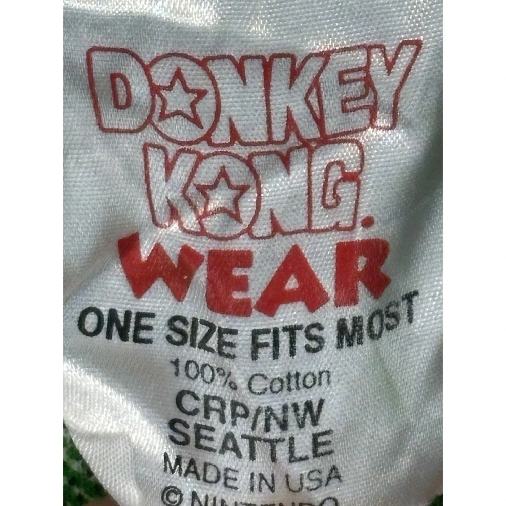 Vtg Donkey Kong Country 1994 Tshirt AOP 2 Sided Nintendo OSFM 24x29 Made USA